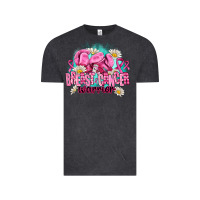 Vintage Black breast cancer warrior Vintage Tee - AdoDesignShop
