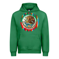 Emerald Mexico Coat of Arms Urban Hoodie - texasbilliewilder