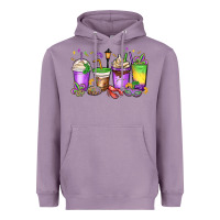 Lavender mardi gras coffee cups Heavyweight Hoodie - MaliasSmallBusiness