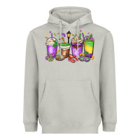 Moon Dust mardi gras coffee cups Heavyweight Hoodie - MaliasSmallBusiness