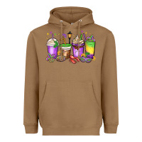Toasted Coconut mardi gras coffee cups Heavyweight Hoodie - MaliasSmallBusiness