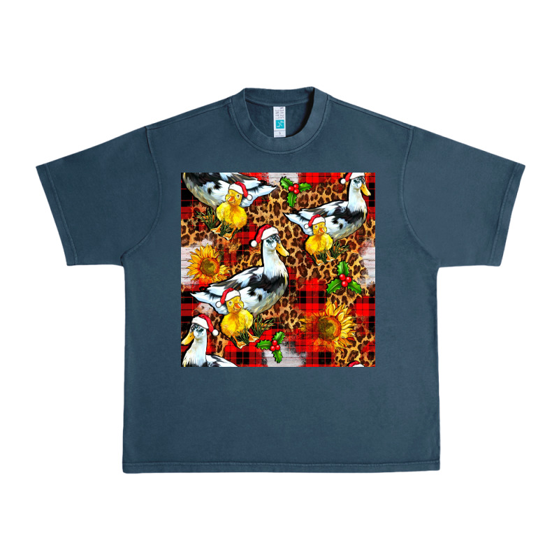 Christmas Leopard Duck Urban Heavy Tee by FaDigitalArtStudio | Teevron