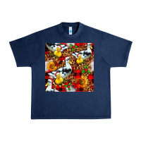 Navy christmas leopard duck Urban Heavy Tee - FaDigitalArtStudio