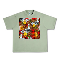 Oil Green christmas leopard duck Urban Heavy Tee - FaDigitalArtStudio