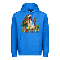 True Royal Merry Christmas Penguin Premium Hoodie - LillyAllenDesigns
