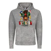 Cloud Rock director life afro messy bun Vintage Hoodie - texasbilliewilder