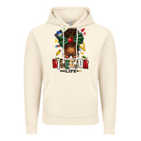 Vintage Artic director life afro messy bun Vintage Hoodie - texasbilliewilder