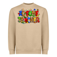 Mushroom ausome autism teacher Heavyweight Sweatshirt - Zillion Design Studio