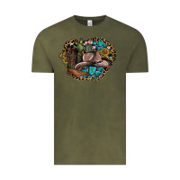 Vintage Olive western design Vintage Tee - SublimationCraftShop