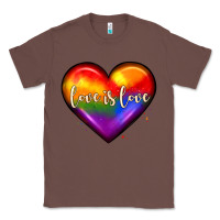 Chestnut love is love heart Classic Tee - JahusDesignShop