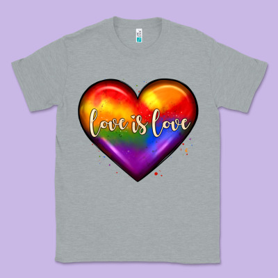 Love Is Love Heart Classic Tee Designed By Jahusdesignshop