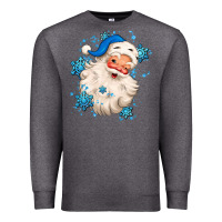 Charcoal Heather winter christmas santa claus Premium Sweatshirt - MaliasSmallBusiness