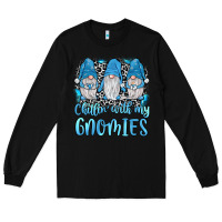 Black chillin' with my gnomies Long Sleeve Tee - JahusDesignShop