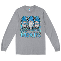 Heather Grey chillin' with my gnomies Long Sleeve Tee - JahusDesignShop