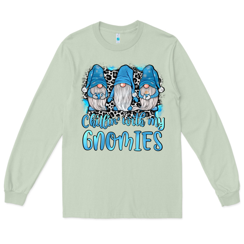 Chillin' With My Gnomies Long Sleeve Tee by JahusDesignShop | Teevron