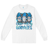 White chillin' with my gnomies Long Sleeve Tee - JahusDesignShop