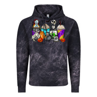 Cloud Black halloween cartoon characters coffee cups Vintage Hoodie - Zillion Design Studio