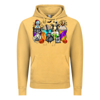 Vintage Mustard halloween cartoon characters coffee cups Vintage Hoodie - Zillion Design Studio