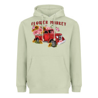 Matcha flower market Heavyweight Hoodie - MaliasSmallBusiness