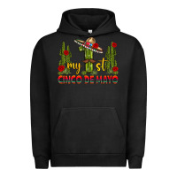 Pigment Black My 1st Cinco De Mayo Urban Hoodie - texasbilliewilder