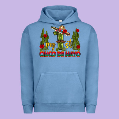 My 1st Cinco De Mayo Urban Hoodie Designed By Texasbilliewilder