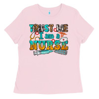 Bubblegum Pink trust me i am a nurse Ladies Tee - AdoDesignShop