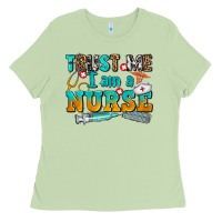 Matcha trust me i am a nurse Ladies Tee - AdoDesignShop