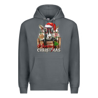 Rock Merry Christmas Alpine Goat Premium Hoodie - LillyAllenDesigns