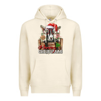 Tofu Merry Christmas Alpine Goat Premium Hoodie - LillyAllenDesigns