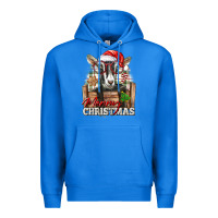 True Royal Merry Christmas Alpine Goat Premium Hoodie - LillyAllenDesigns