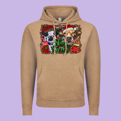 Stay Sweet Heifers Vintage Hoodie Designed By Ranaportraitstore