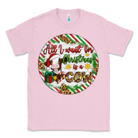 Bubblegum Pink Christmas all i want for christmas is a cow Classic Tee - Artiststas