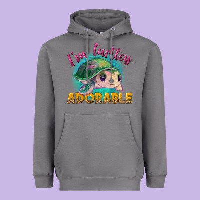 I'm Turtley Adorable Heavyweight Hoodie Designed By Nancycooperartshop