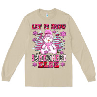Mushroom let it snow somewhere else Long Sleeve Tee - AdoDesignShop