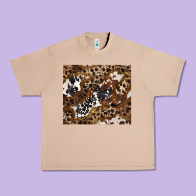Leopard And Cowhides Urban Heavy Tee Designed By Barkaloodesign