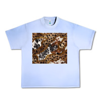 Grape Ice leopard and cowhides Urban Heavy Tee - BarkalooDesign
