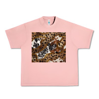 Salmon leopard and cowhides Urban Heavy Tee - BarkalooDesign