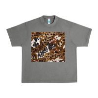 Tornado leopard and cowhides Urban Heavy Tee - BarkalooDesign