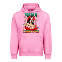 Fuchsia Pink Mama Chingona Skull Urban Hoodie - texasbilliewilder