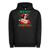 Pigment Black Mama Chingona Skull Urban Hoodie - texasbilliewilder