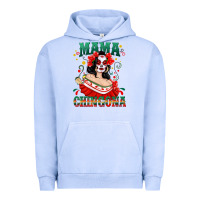 Pigment Grape Ice Mama Chingona Skull Urban Hoodie - texasbilliewilder