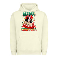 Pigment Pistachio Mama Chingona Skull Urban Hoodie - texasbilliewilder