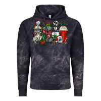 Cloud Black Christmas cartoon characters coffee cups Vintage Hoodie - Zillion Design Studio