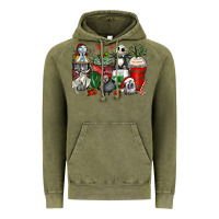 Vintage Olive Christmas cartoon characters coffee cups Vintage Hoodie - Zillion Design Studio