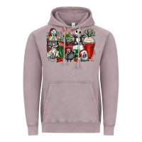 Vintage Zinc Christmas cartoon characters coffee cups Vintage Hoodie - Zillion Design Studio