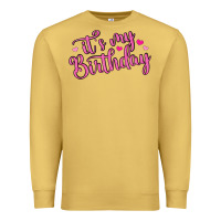 Antique Gold it s my birthday Premium Sweatshirt - MaliasSmallBusiness