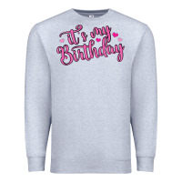 Heather Grey it s my birthday Premium Sweatshirt - MaliasSmallBusiness