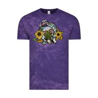 Cloud Purple western horseshoe Vintage Tee - SublimationCraftShop