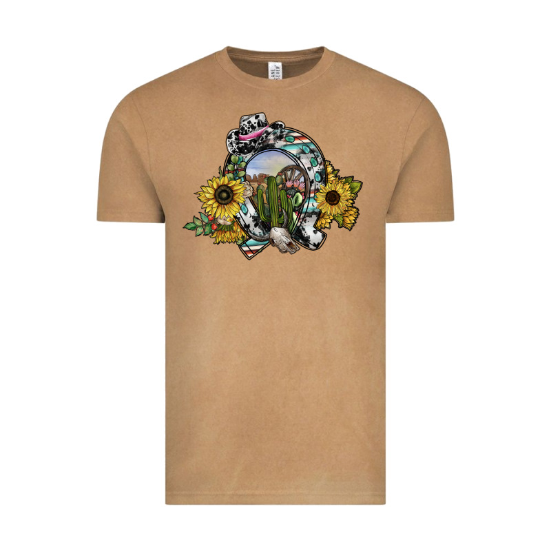 Western Horseshoe Vintage Tee by SublimationCraftShop | Teevron