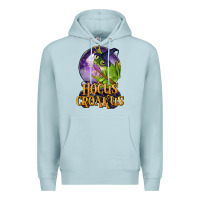 Blue Mist Hocus Croakus Frog Premium Hoodie - LillyAllenDesigns
